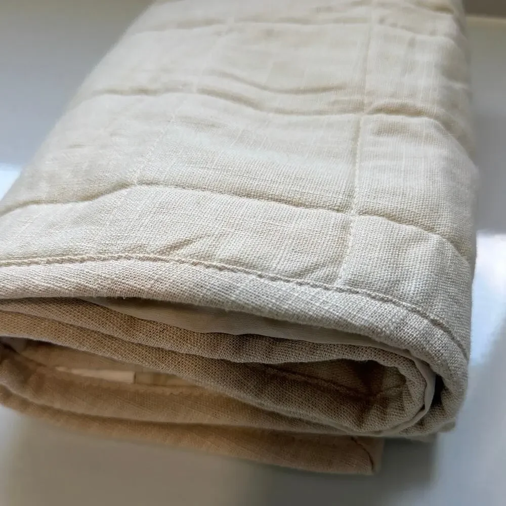 Casaluna only 1 king size Heavyweight LinenBlend Quilt sham Cotton New NWT